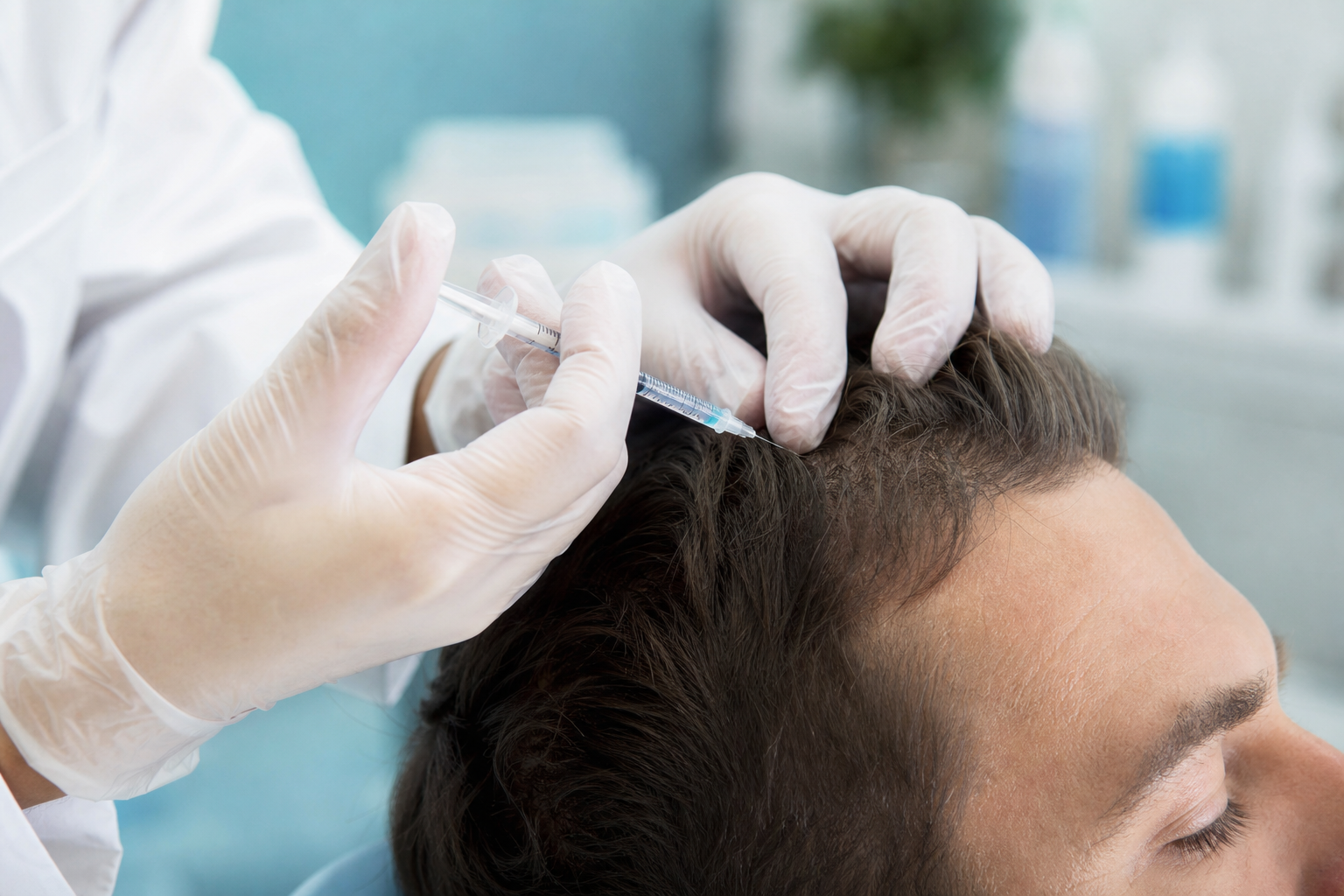 Micro-injection du cuir chevelu en mésothérapie capillaire chez EsteCenter Istanbul